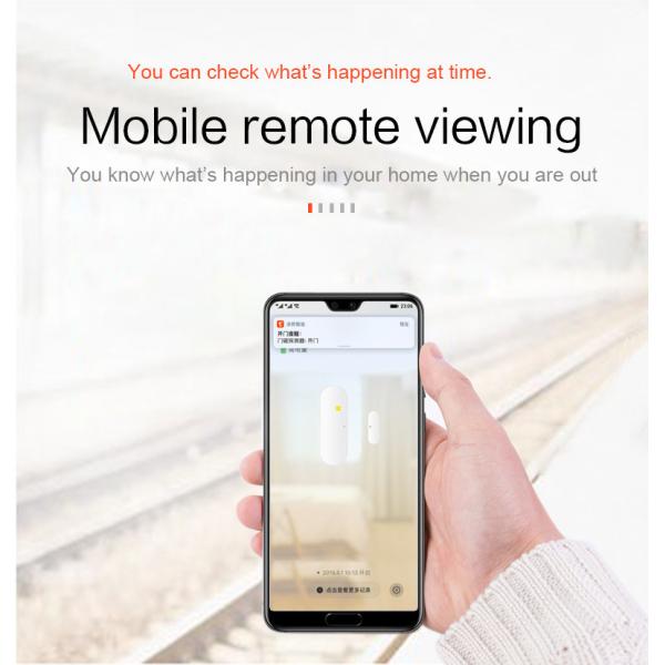 Manufacturer Tuya Smart Door Magnetic Sensor Wifi Automatic Door Window Sensor Alarm Work With Google Alexa