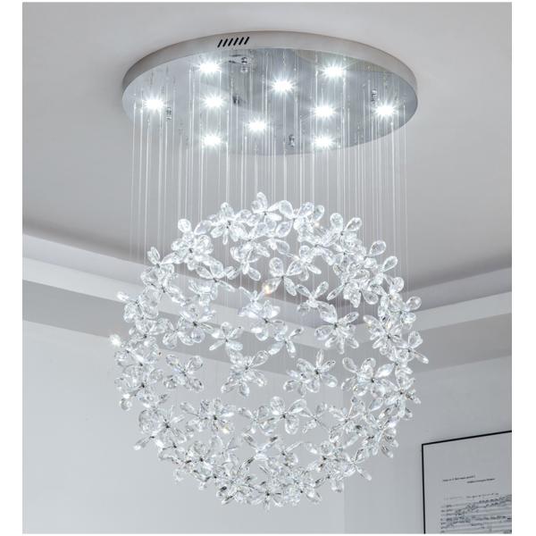 Modern Luxury Crystal Led Ceiling Chandelier For Living Room Large Butterfly Light hanging lamp(WH-NC-51)