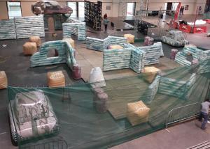 Quality PVC Material Iinflatable Tank Bunkers Paintball , Inflatable Sports Games Paintball Bunkers for sale