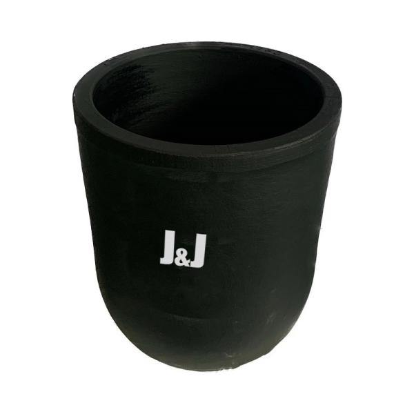 1 - 100kg Capacity Conventional Type Crucible Circular High Purity Graphite Crucible