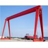 Pulley Free Single Girder Gantry Crane Mobile Outdoor 50 Tons Heavy Duty for sale