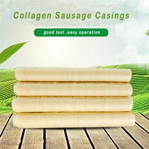 Quality Food Grade Natural Edible Collagen Sausage Casings For Fried Sausages for sale