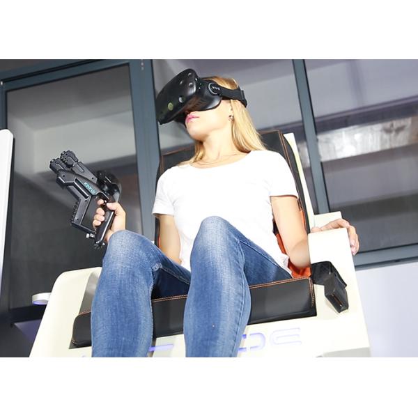 Interactive VR Motion Gaming Chair , 42 Inch Screen VR Car Driving Simulator