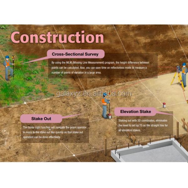 IM100 Serial Sokkia Total Station 1,000 M Non Prism Range Sokkia IM101 1″Angle Accuracy Price