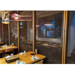 Quality Restaurant Aluminum Expanded Mesh 2.0mm 2m Stretched Steel Mesh for sale