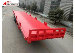 Quality 13 Meters 3 Axles 48 Ft Aluminum Flatbed Trailer 13165x2550x1500mm for sale