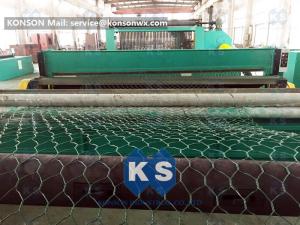 China Automatic Double Twist Hexagonal Wire Mesh Machine PLC Control System on sale