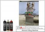 Semi Automatic Aerosol Spray Paint Filling Machine For Air Freshener /