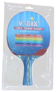 China Standard Size Table Tennis Rackets For Beginners 5 Star ITTF Rubber Walnut Wood Board on sale