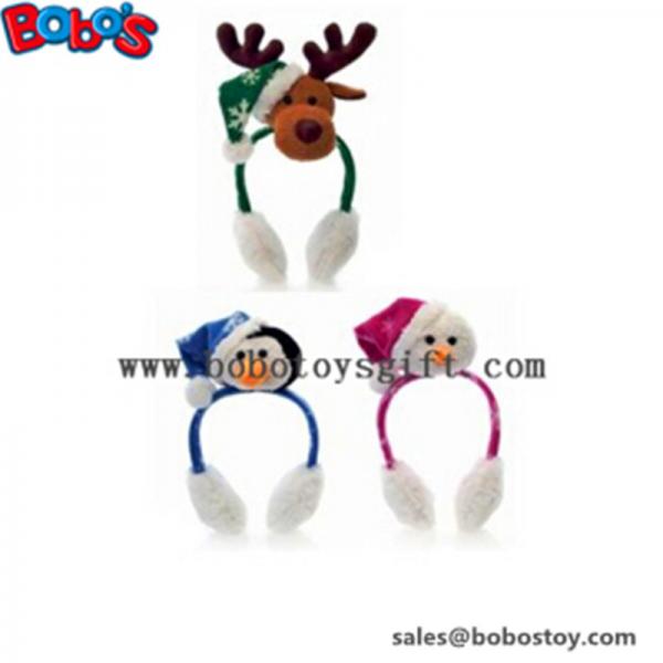 Buy Fashion Design Plush Animal Xmas Ear Muff Be Christmas Decorate at wholesale prices