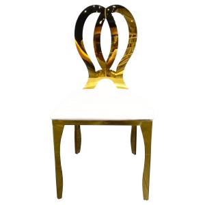 Quality Stainless Steel Gold Butterfly Chair For Wedding Venue for sale