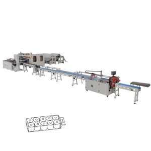 Quality Start Business 10 Rolls Bundle Packing Small Hygienic Paper Toilet Roll Making Machine Production Line for sale