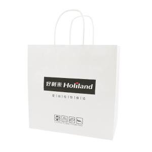 China Customized Craft Paper Bag Eco Friendly Water Based Soy Ink Flexo Printing on sale