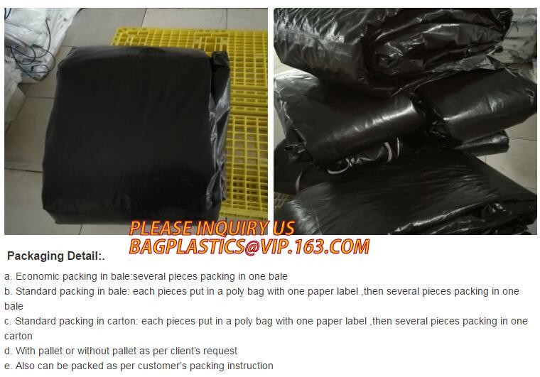 20 yard drawstring black dumpster container liners for waste transport,stripe high quality waterproof bulk dumpster cont