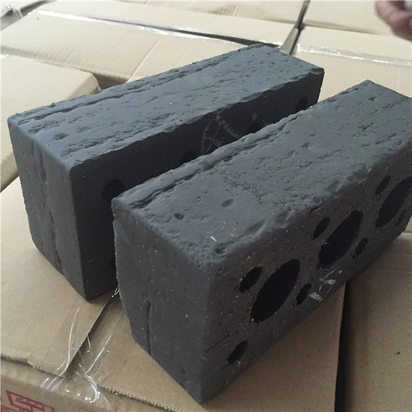 Light coffee hollow clay blocks partition walls 210x100x65mm eco - friendly