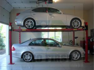 Quality 2700kg 4 Post Hydraulic Car Lift Two Level Car Park Equipment for sale