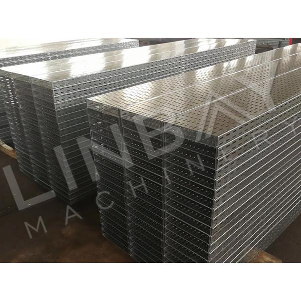 High Speed Stainless Steel Automatic Perforated Cable Tray Roll Forming Production Line