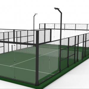 China Smooth Synthetic Padel Tennis Court Easy Installation on sale