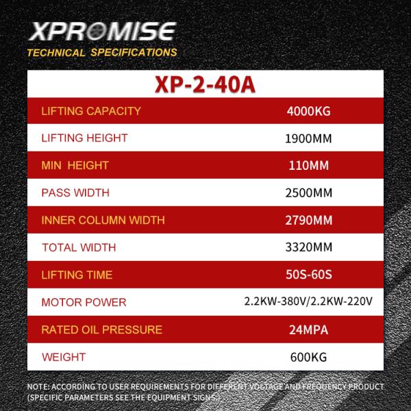 Super Quality Hydraulic Workshop Auto Two Post Car Lift