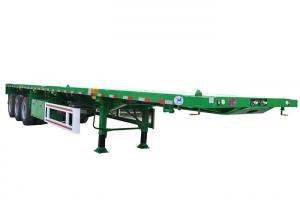 Quality Cargo Transport T700 40 Foot Flatbed Trailer 3 Axle Height 500mm for sale