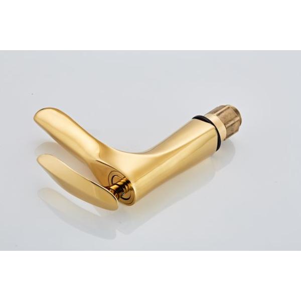 Luxurious Brass Golden Hotel Below Counter Basin Facucet