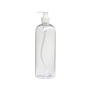 Transparent PET Clear Shampoo Pump Bottles 750ml 25oz Customization Logo