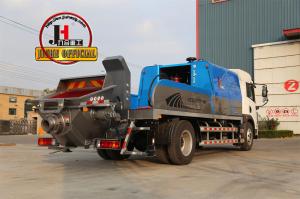 China JIUHE Truck Mounted Concrete Pump Manufacturer HBC100 Truck Mounted Concrete Line Pump on sale