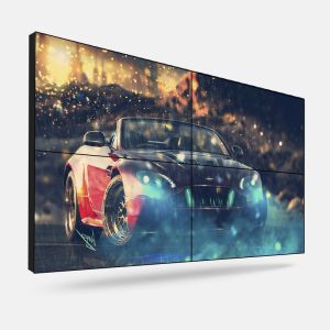 Quality Wall Mounted Digital Signage LCD Video Wall 4K 55 Inch 3.5mm Narrow Bezel 50/60Hz for sale