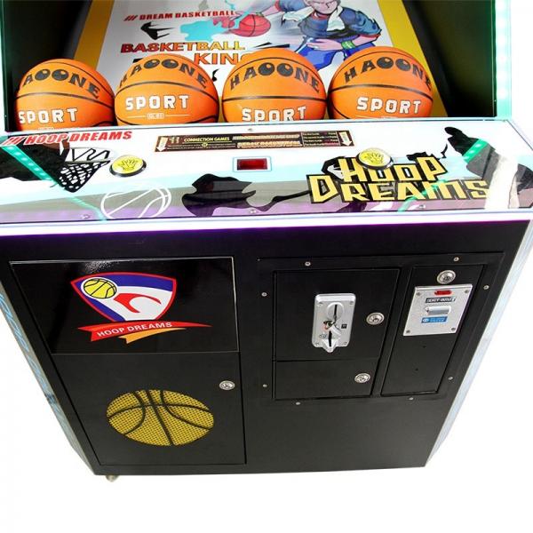 Indoor Amusement Electronic Basketball Arcade Game Machine Coin Operated