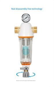 Quality SS316L Household Water Purifier Washable Flushable Sediment Water Filter 40 Microns for sale