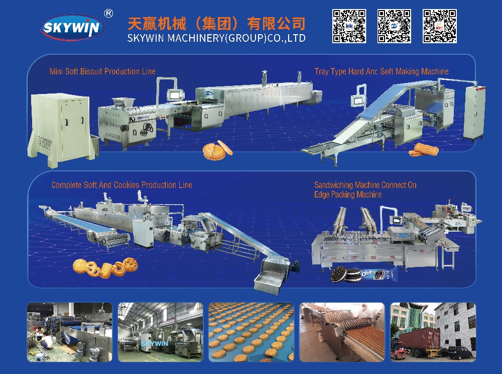SGS Industry Small Business Cookie Making Machine 80-200kgs/Hour