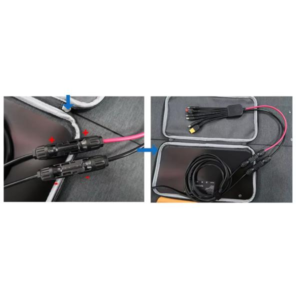 Multi-Port Solar Charger 300W 100% Green Solar Power Bendable Folding Portable Solar Panel