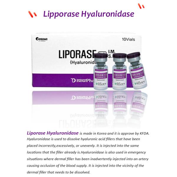 Hyaluronidase Salon Liporase Injection Filler Remove Lyase Dissolving Hyaluronic Acid