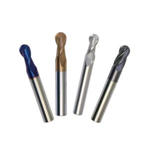 Quality Long Tungsten Solid Carbide Ball Nose End Mill Cnc Round Spherical Milling Cutter Cutting Tools for sale
