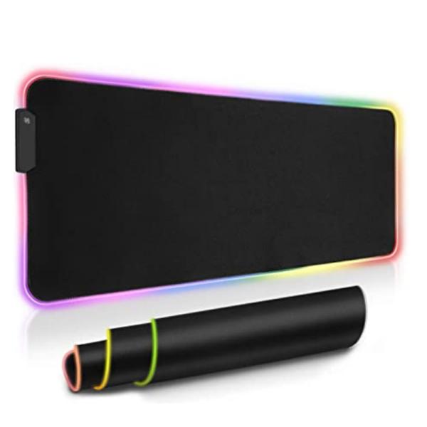 Rubber Base LED Gaming RGB Mouse Pad With Waterproof Coating