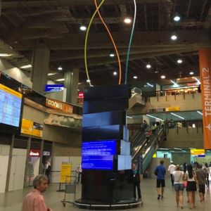 Quality Outdoor Expandable Rotating LED Screen 1920*1280 for sale