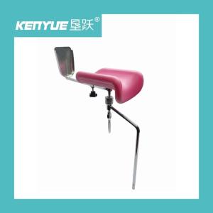 Quality 304 Bracket Obstetric Table Accessories Hospital Leg Holder Pink for sale