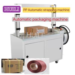 Quality High Speed Automatic Carton Strapping Machine PLC Touch Screen Operation for sale
