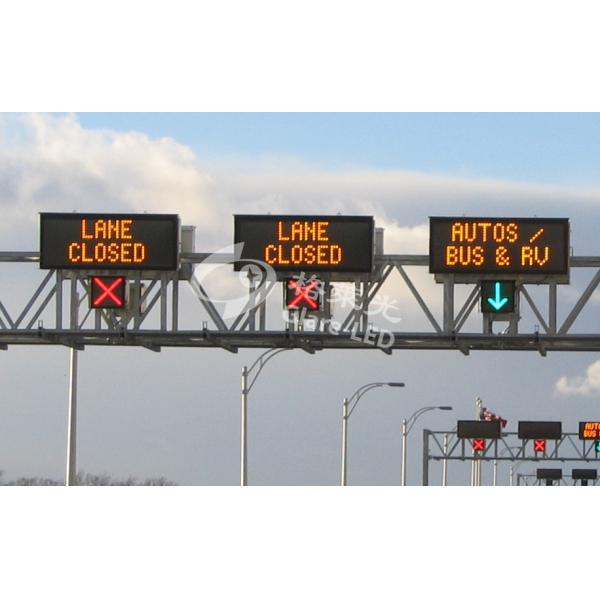Lane Control Road Traffic Sign Board with Red Cross and Green Arrow LED Variable Sign