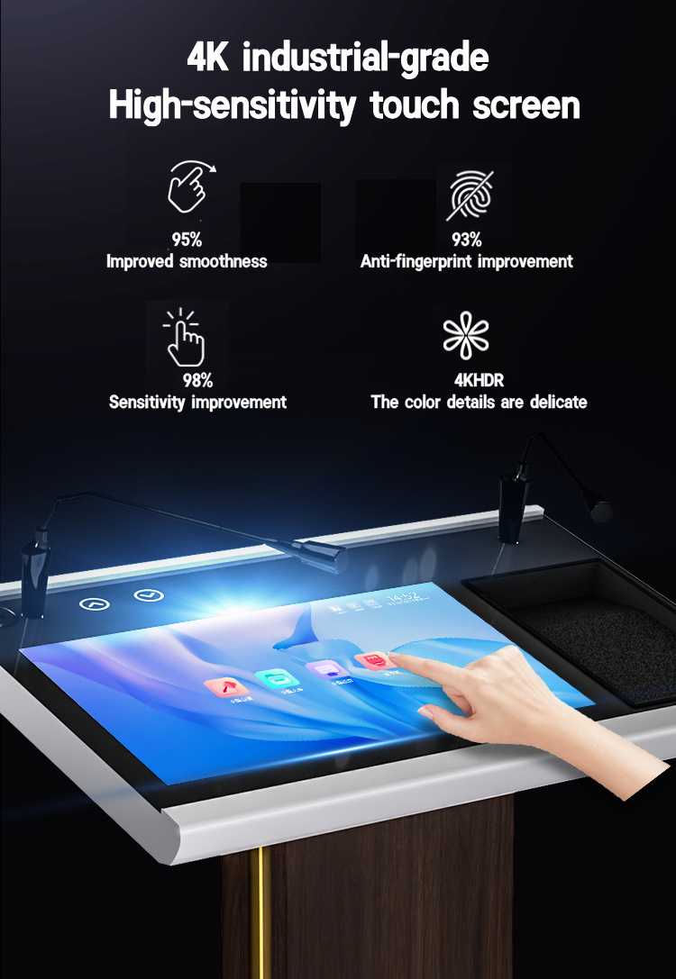 Digital Smart Electronic Multimedia Interactive Lectern and Pulpit