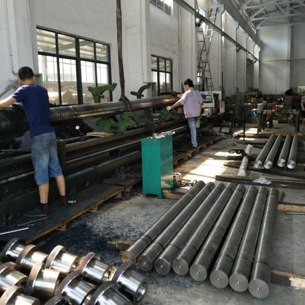 Continuously Threaded Ra0.4 Chrome Plated Guide Rod Roller For Hydraulic Press