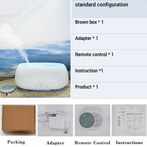 HOMEFISH Electric Aroma Diffuser 500ml Ultrasonic Humidifier OEM ODM