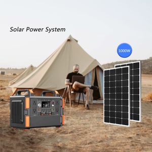 200W Portable Solar Generators Household Power Generation Systems