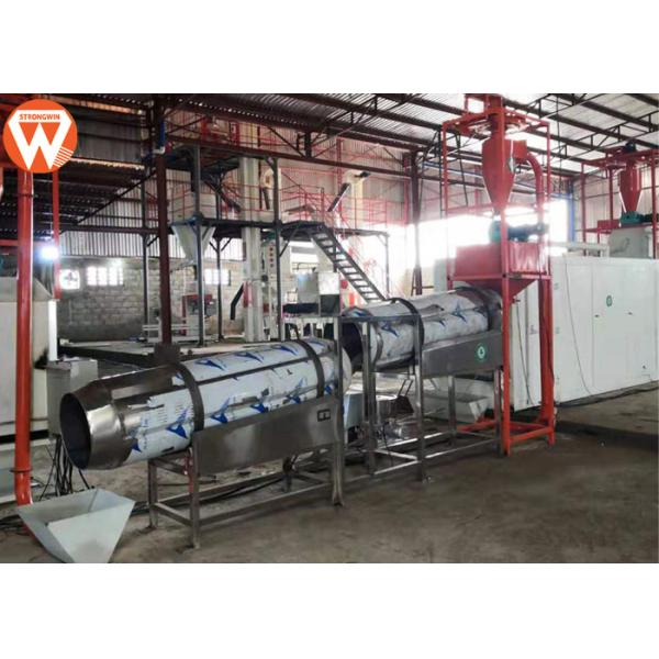 0.5 - 0.6t/H Capacity Fish Feed Production Line 55kw With Dryer Machine