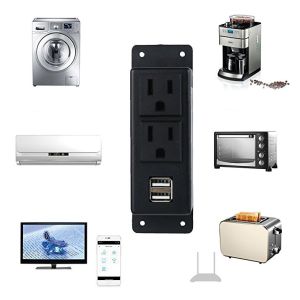 Mountable Conference Table Socket Phone Charger , Conference Room Table Inserts