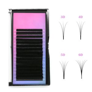 Quality black Cruelty Free 15mm Classic Lash Extensions 13 rows for sale