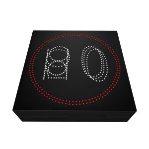 50W P20 Electronic Speed Limit Sign Digital Traffic Message board