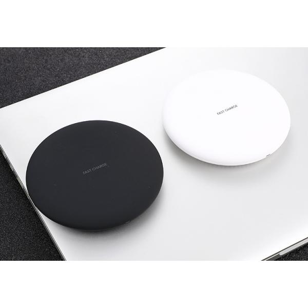 QI Fast Wireless Mobile Charger For IPhone X / 8 Lithium Battery CE FCC