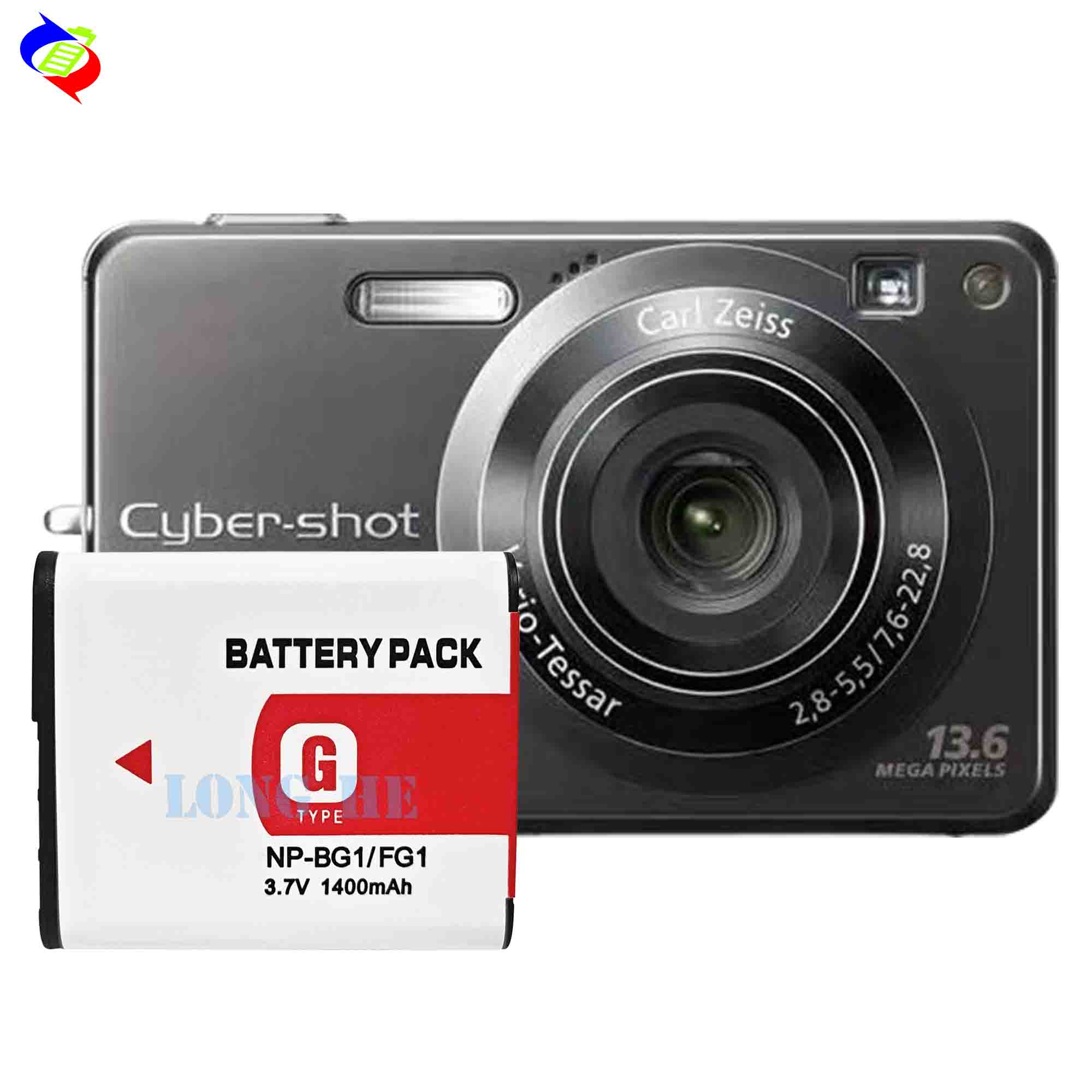 NP-BG1/FG1 Camera Battery for Sony DSC-T20/W HX10 H70 WXI/B W170 W220 W230 W290 DSC-W300 DSC-H50B