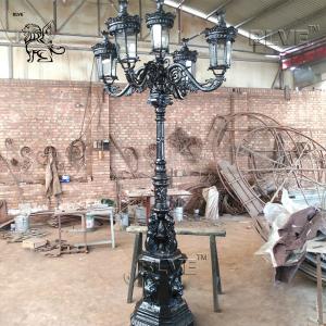 Quality Victorian Style Antique Cast Street Lamp Post Garden Light Outdoor for sale
